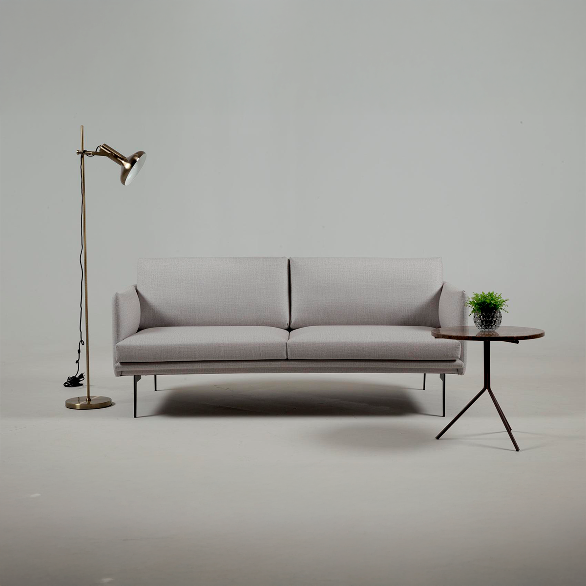Canapé Laurent – Élégant canapé 3 places au design minimaliste