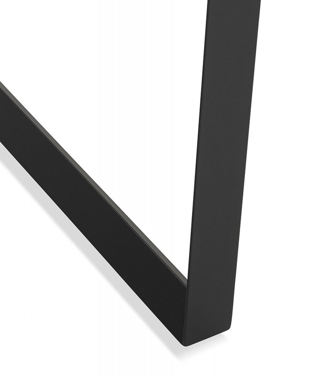 Table de réunion / bureau bench 'BAKUS SQUARE' noir - 140x140 cm