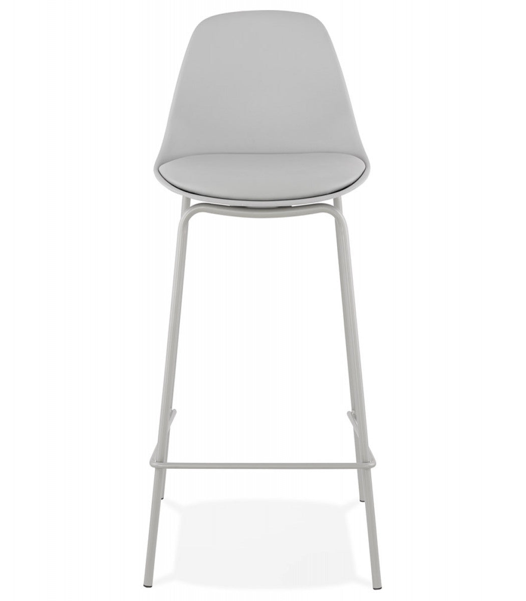 Tabouret snack mi-hauteur 'COOKIE MINI' gris style industriel
