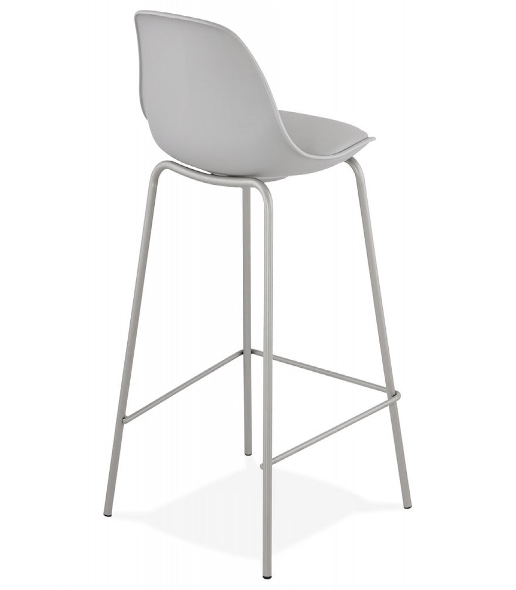 Tabouret snack mi-hauteur 'COOKIE MINI' gris style industriel