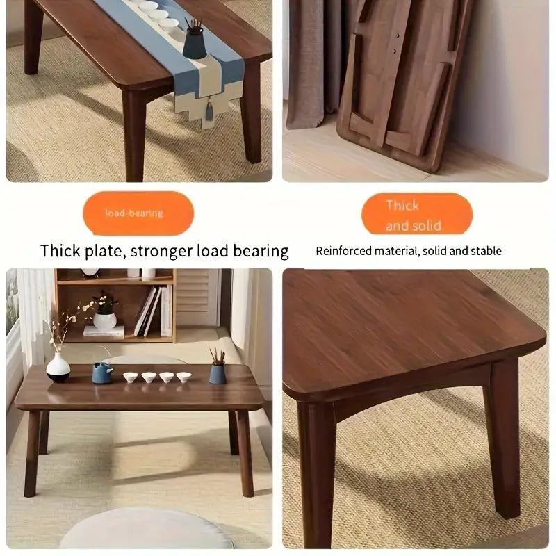 Table basse pliable bambou - Tatami