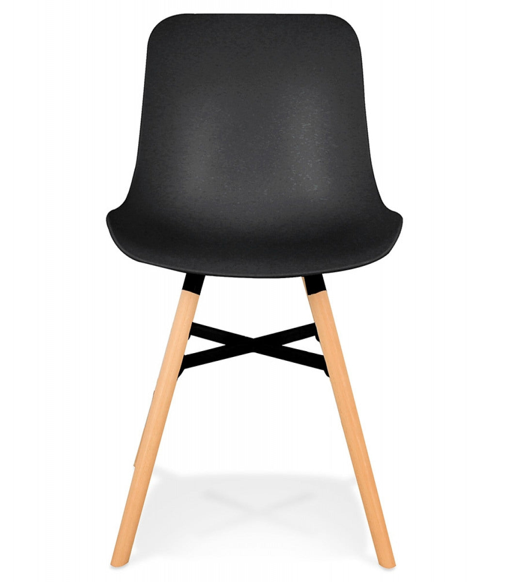 Chaise design 'GLADYS' noire