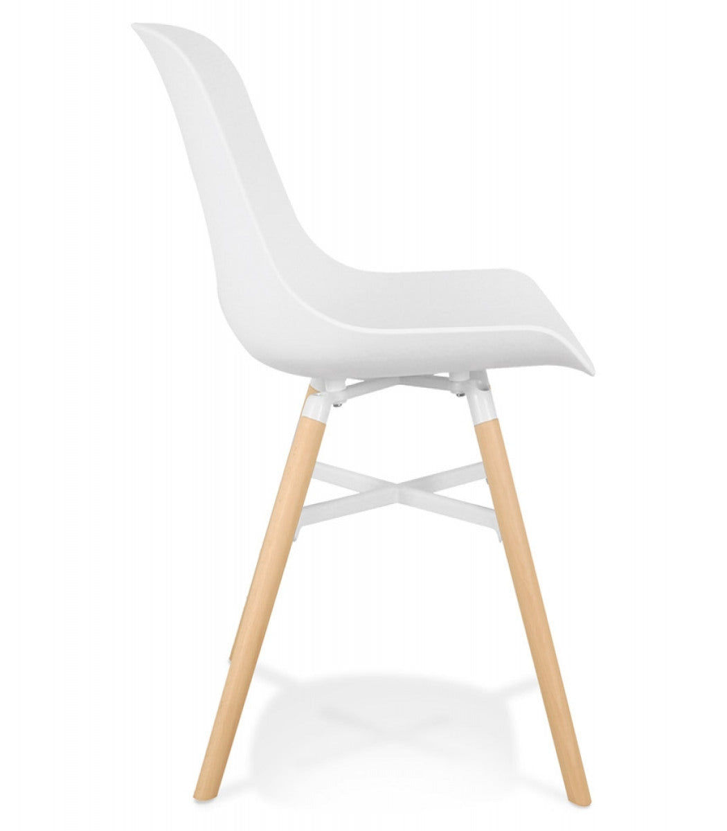 Chaise design 'GLADYS' blanche