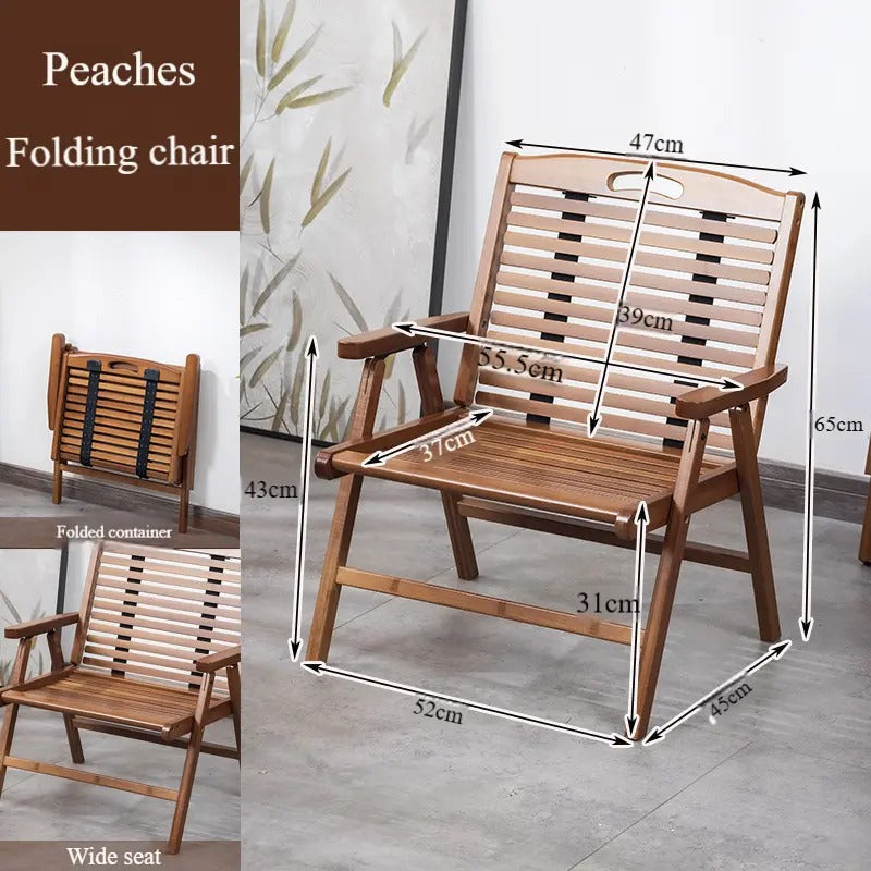Chaise pliante en bois - Maupas