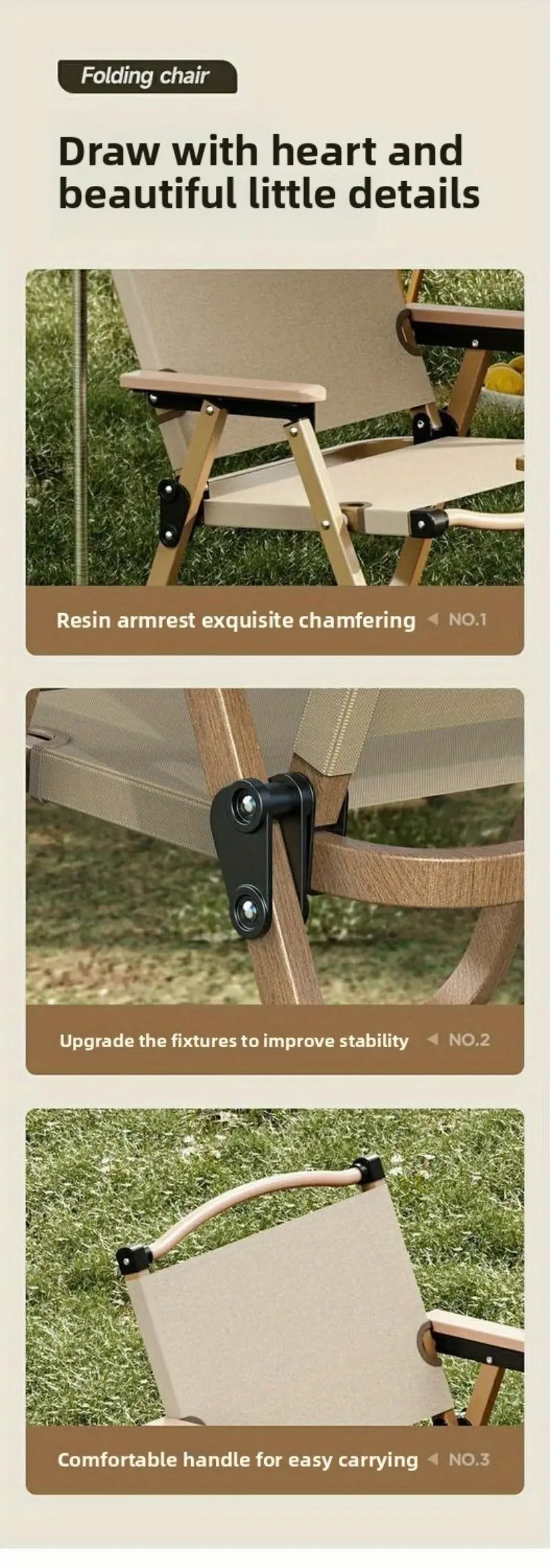 Lot de 2 chaises pliantes - Trayas
