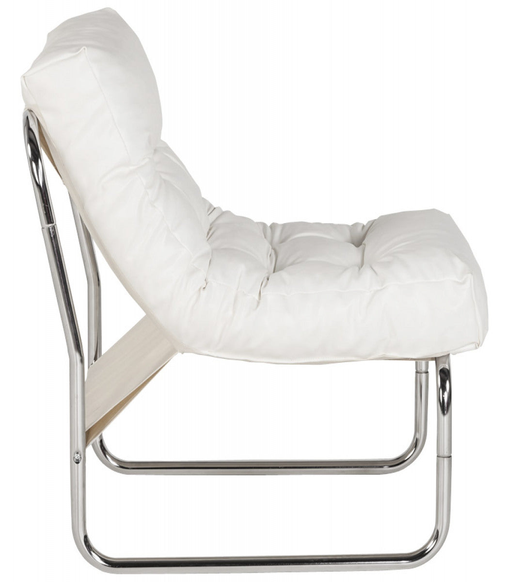 Fauteuil lounge 'LOFT' blanc