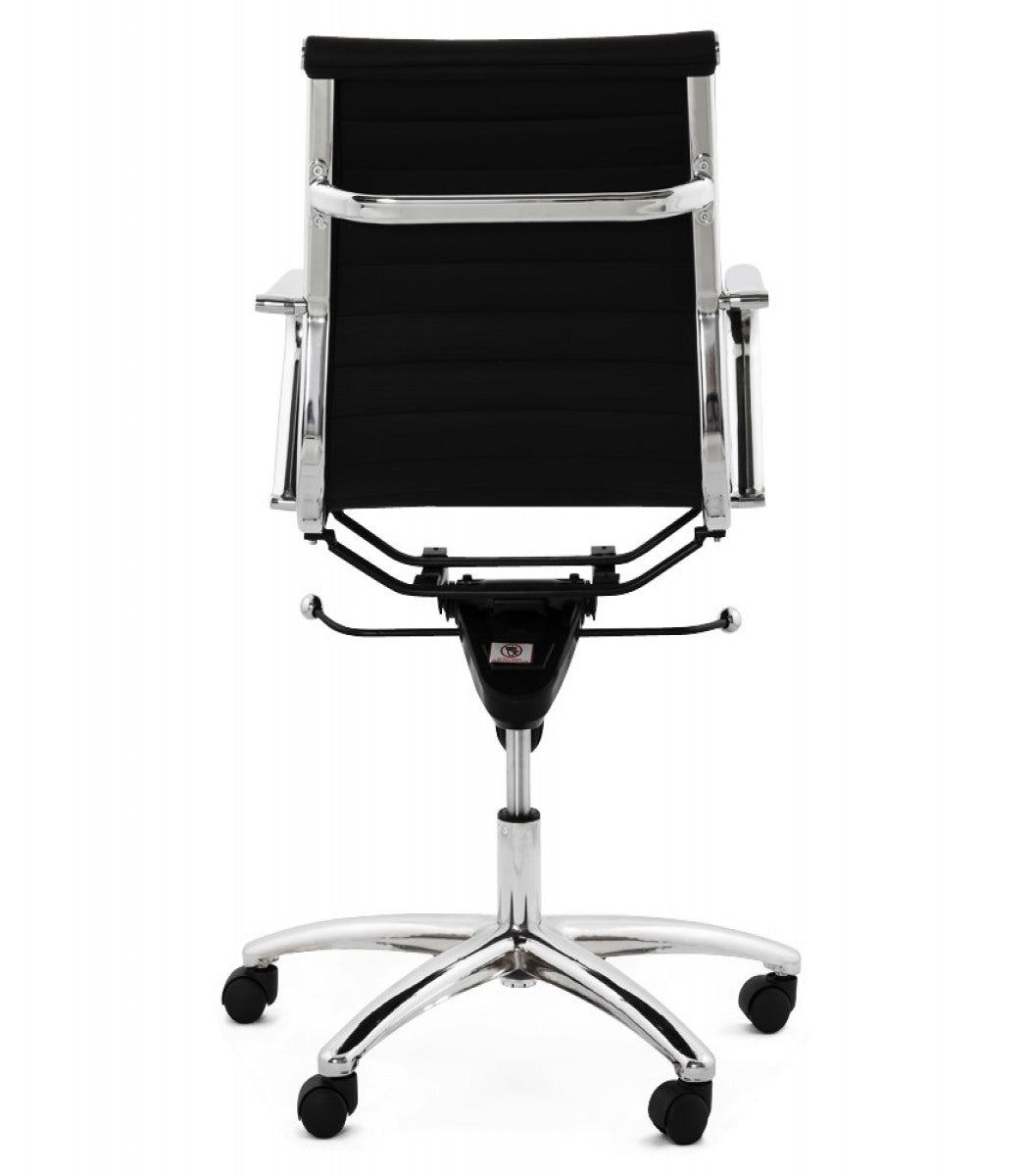 Fauteuil de bureau design 'MEGA' en matière synthétique noire