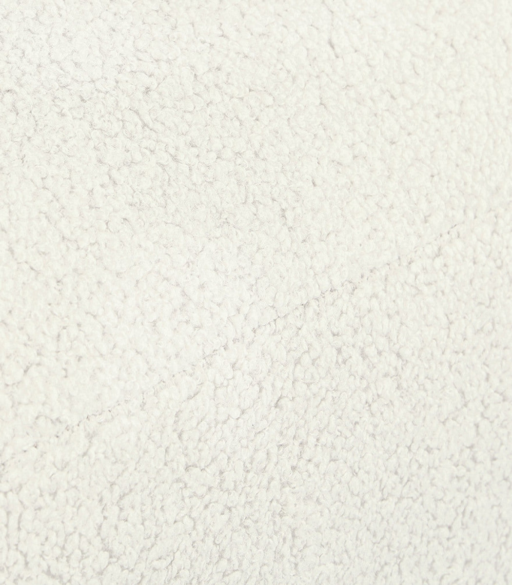 Banquette design 'ORSO BENCH' en tissu bouloché beige