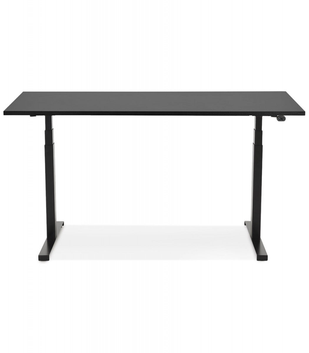 Bureau assis debout électrique 'TRONIK' noir - 140x70 cm