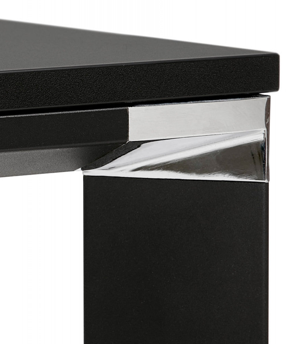 Table haute / bureau haut 'XLINE HIGH TABLE' en bois noir - 140x70 cm