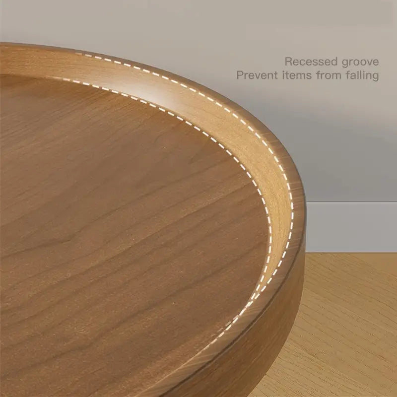 Table en bois scandinave ronde - Jeannette