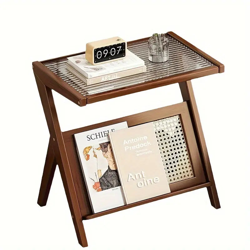 Mini table bois et verre - Woody