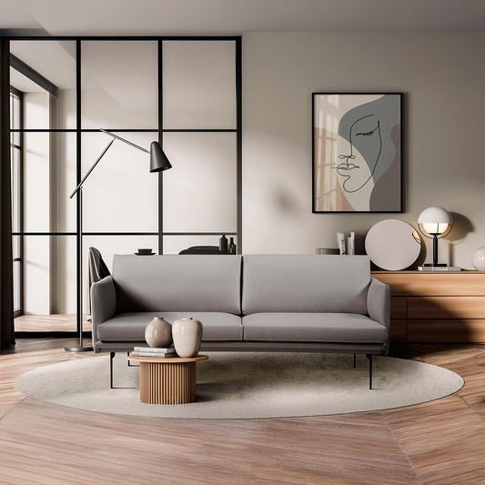 Canapé Laurent – Élégant canapé 3 places au design minimaliste