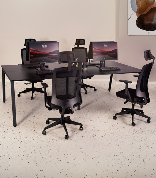 Fauteuil de bureau ergonomique 'EXTRA' noir