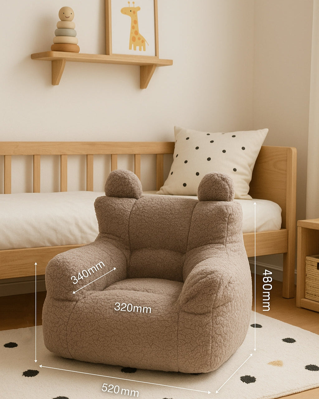 Fauteuil Pouf - Teddy