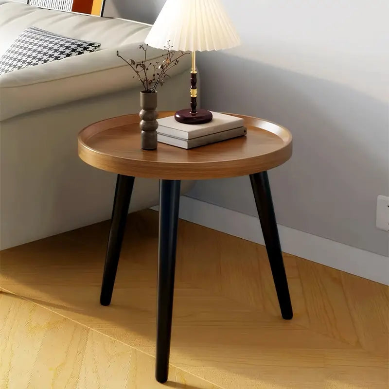 Table en bois scandinave ronde - Jeannette