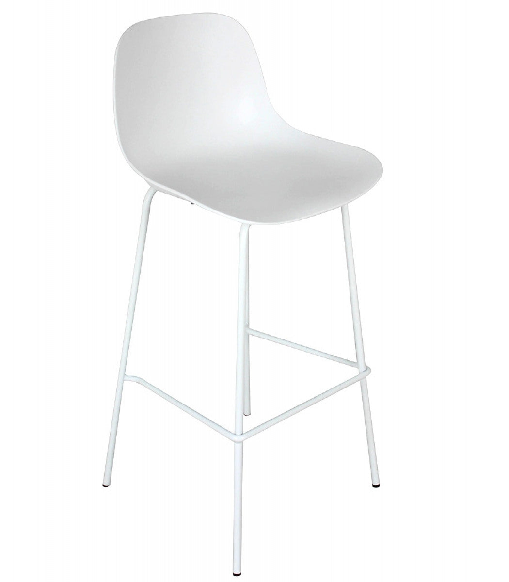 Tabouret de bar 'GRANO' blanc intérieur / extérieur