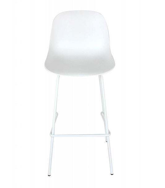 Tabouret de bar 'GRANO' blanc intérieur / extérieur