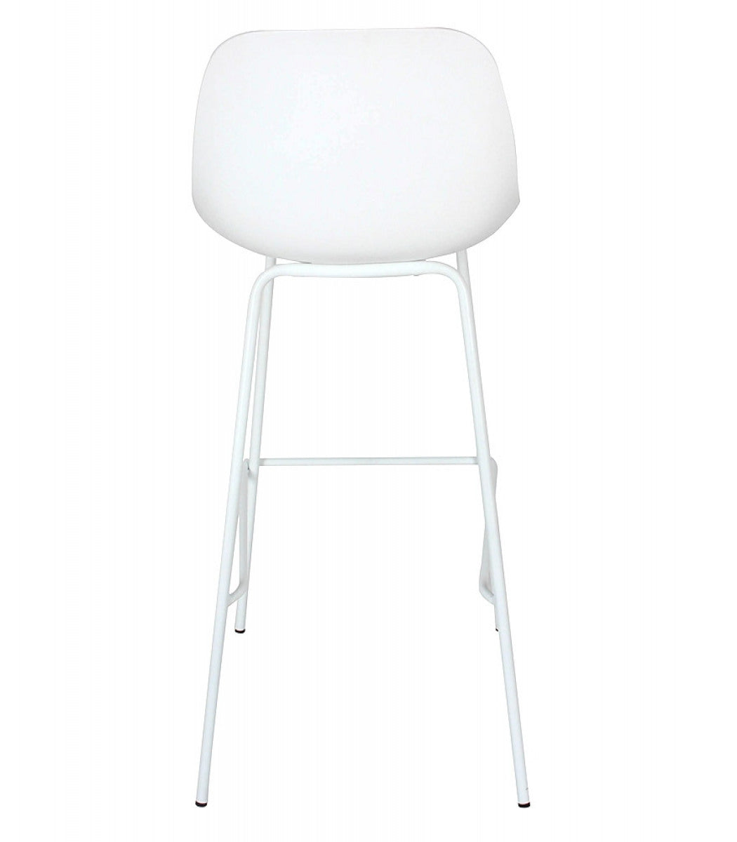 Tabouret de bar 'GRANO' blanc intérieur / extérieur