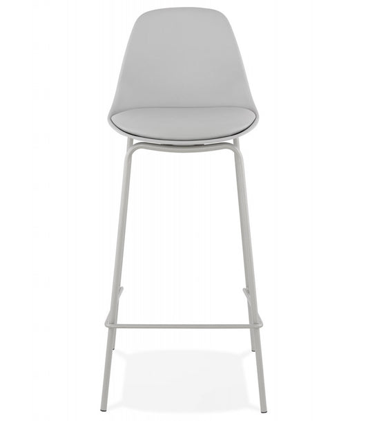 Tabouret snack mi-hauteur 'COOKIE MINI' gris style industriel