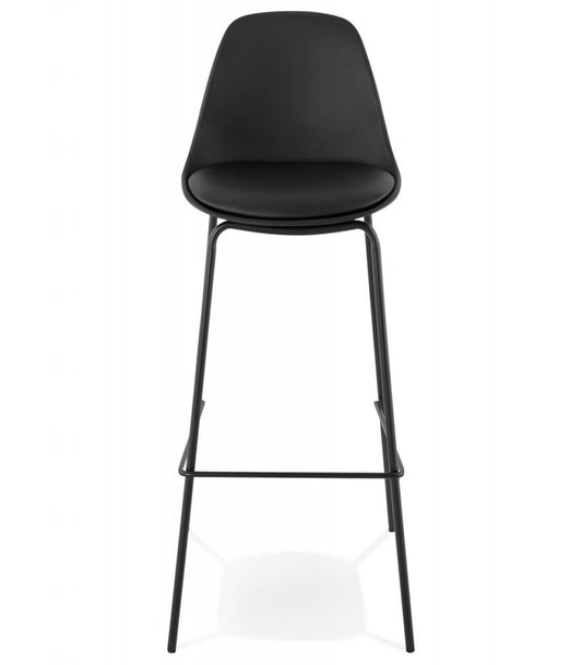 Tabouret de bar 'COOKIE' noir style industriel