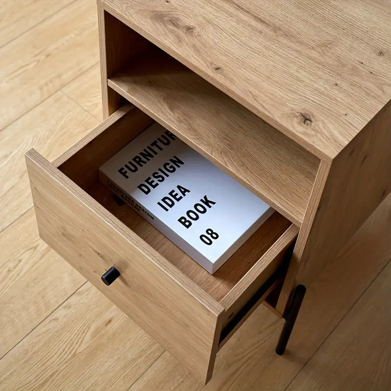 Table de chevet style industriel - Cubic