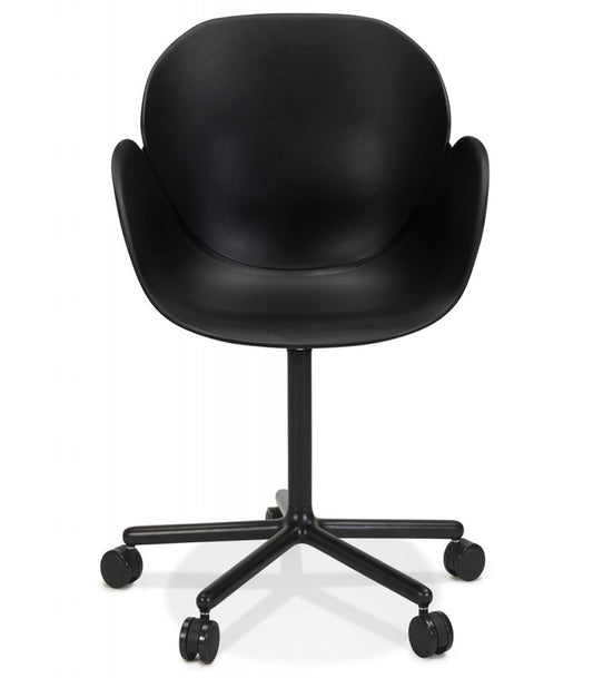 Chaise de bureau avec accoudoirs 'ORION' noire