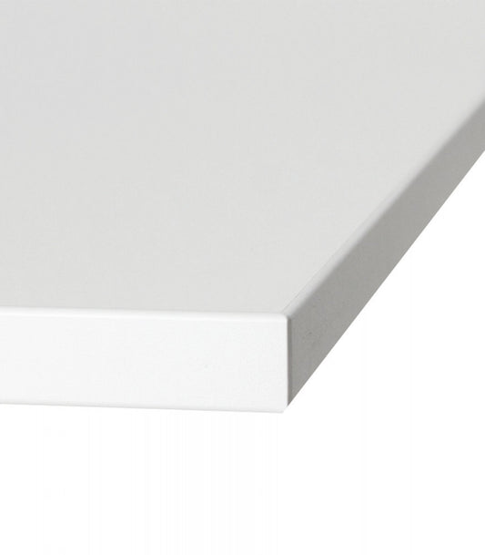 Plateau de table 'SPANO' 60x60cm blanc carré