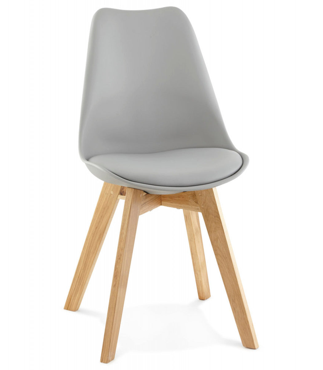 Chaise moderne 'TEKI' grise