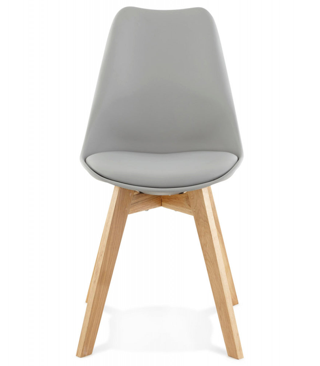 Chaise moderne 'TEKI' grise