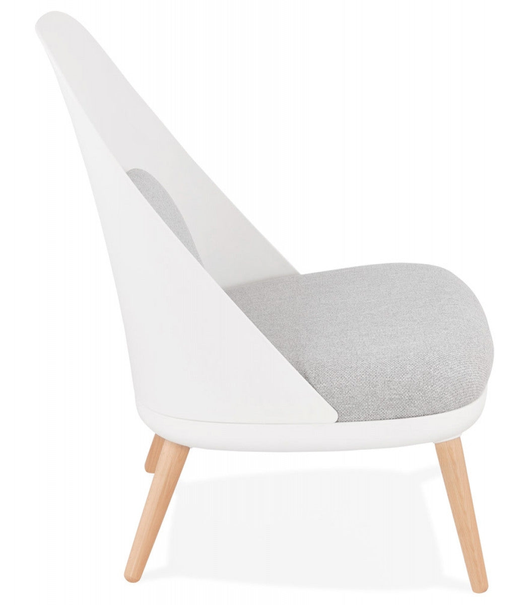Fauteuil lounge design 'TICOS' style scandinave