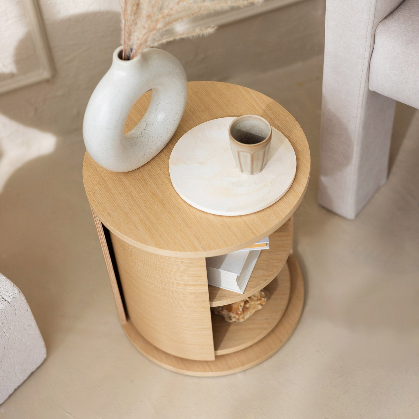 Organiseur maquillage bois - Coffee