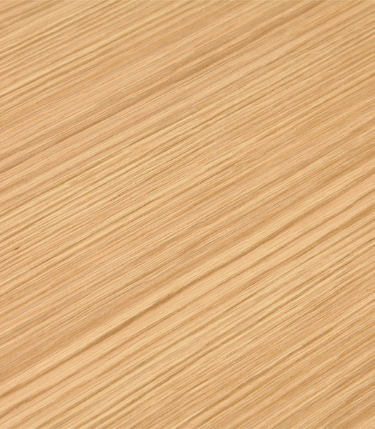 Table de réunion / à manger design 'XLINE' 200 en bois finition naturelle et structure noire - 200x100 cm