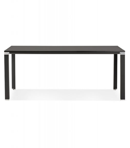 Table de réunion / à manger design 'XLINE' en bois noir - 200x100 cm